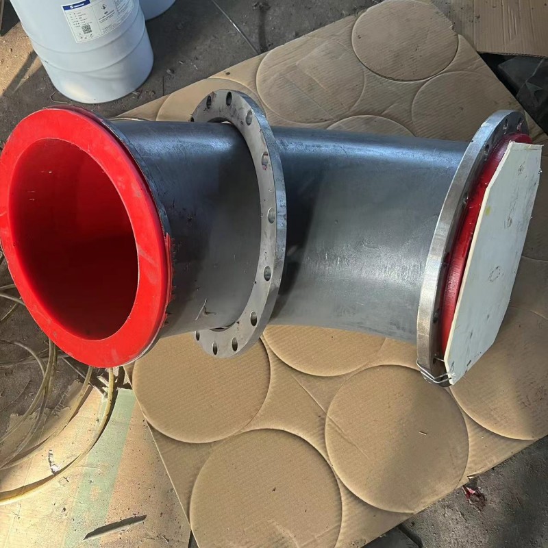 Steel lined polyurethane pipe for chemical handling